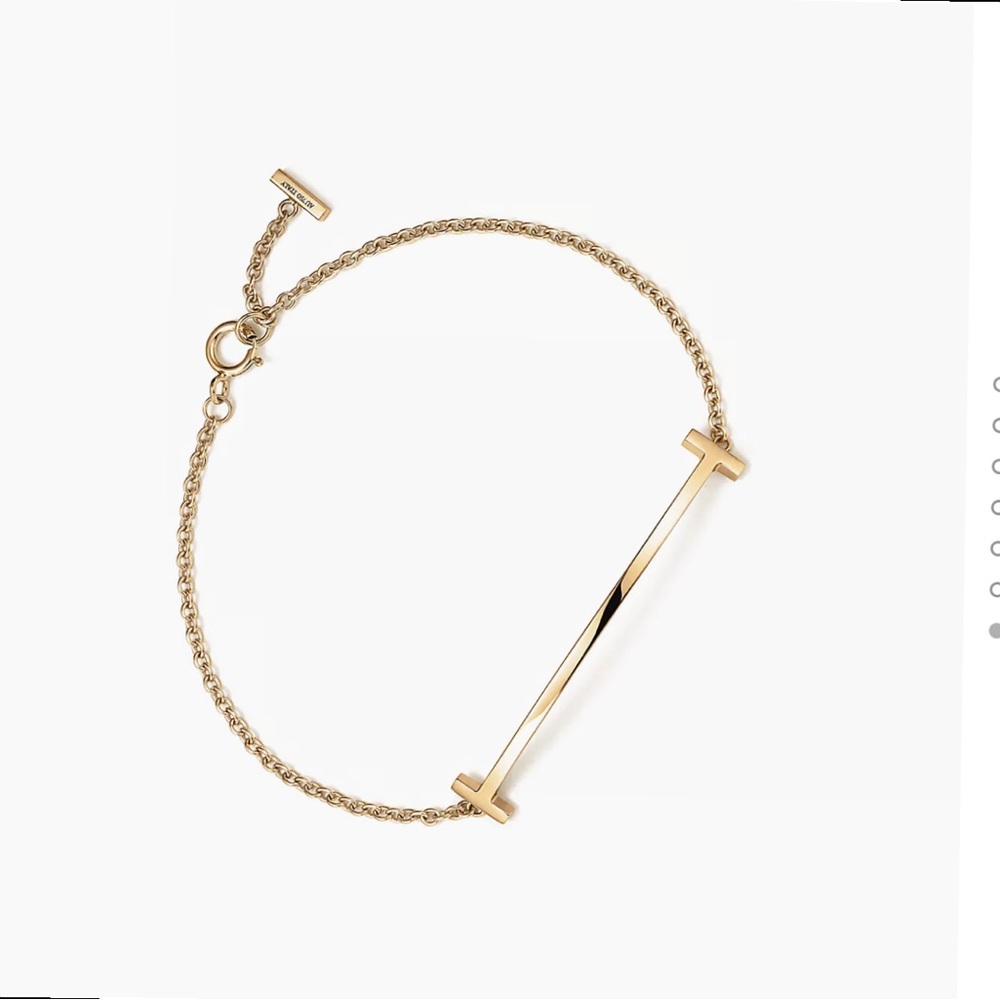 Tiffany & Co Gold Bar Bracelet